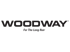 WOODWAY Logo mit dem Text "For The Long Run".