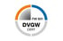 DVGW CERT Logo mit FW 601, DVG und CERT Schriftzug in Blau, Grau und Orange.