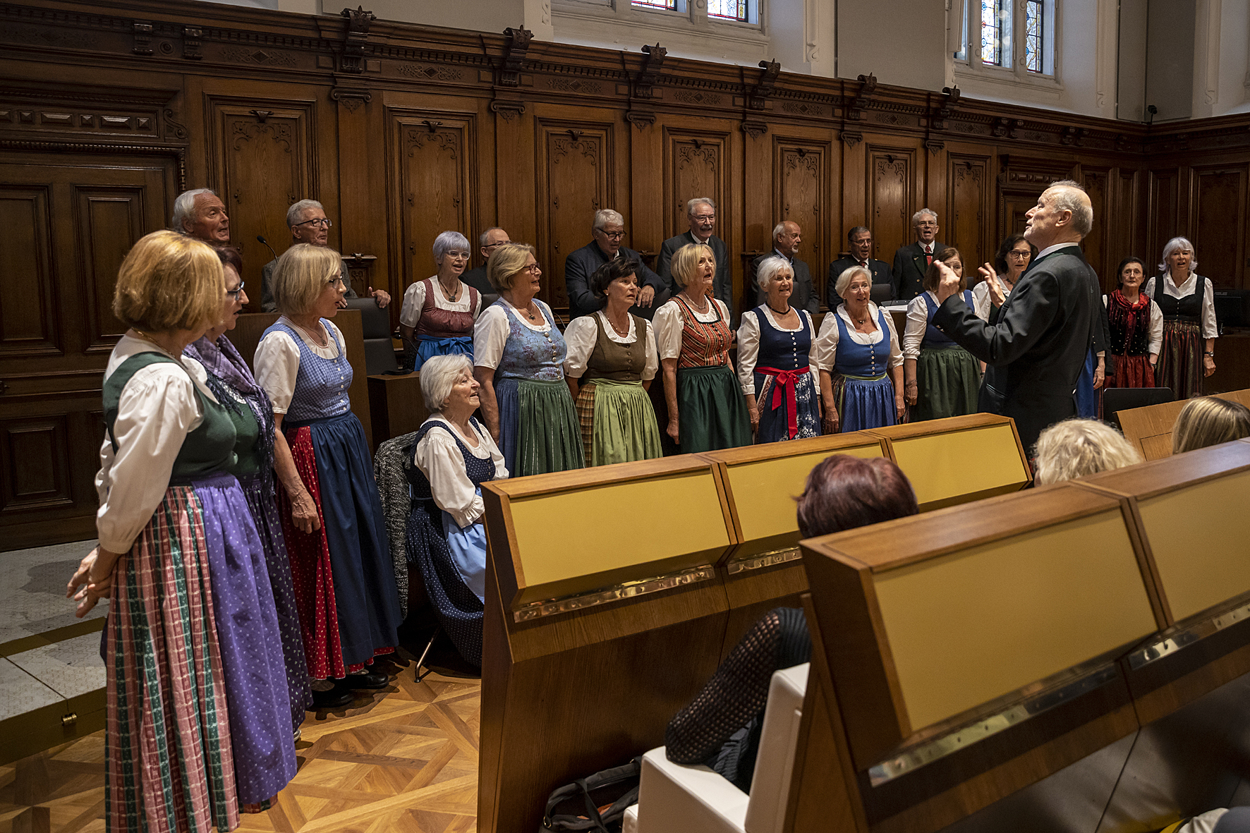 Grazer Klangbogen at the Rathaus Graz concert, Voices of Spirit 2022, Graz