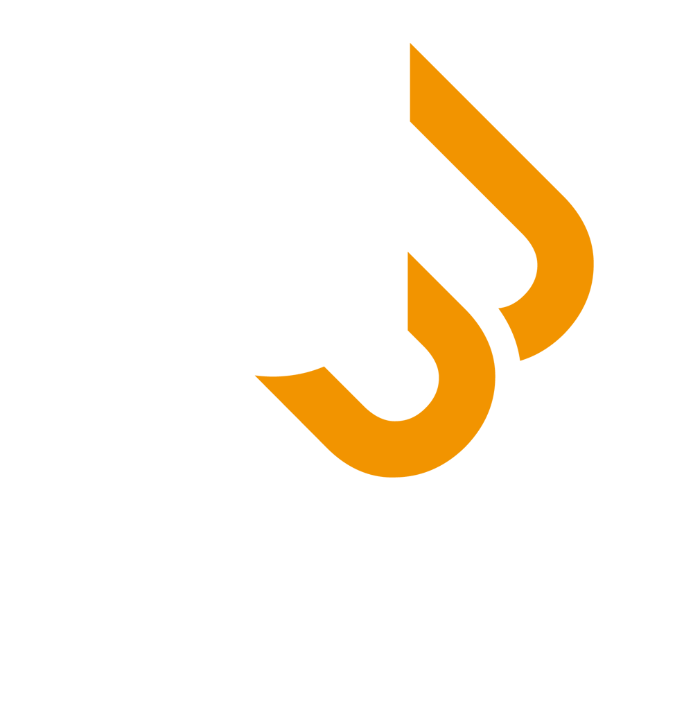 Logo DIE UNTERNEHMER-BERATER GMBH, Logo mit grauem "U" und orangefarbenem "B", darunter der Text "DIE UNTERNEHMER BERATER".