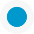 Ein blauer Kreis in einem weißen Ring.