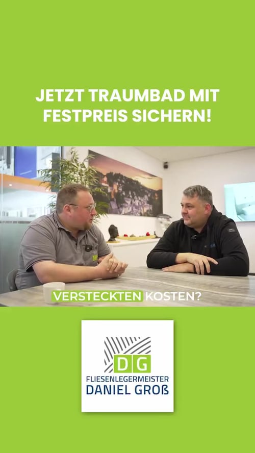 Fliesenlegermeister Daniel Groß