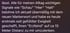 Text: "lässt. Alle für meinen Alltag wichtigen Signale wie "Schau" "Hier" "Halt" belohne ich aktuell übermäßig mit dem neuen Markerwort und habe es heute erstmals seit gefühlter Ewigkeit geschafft, ihren "Erzfeind" auf ca 15 Meter Distanz zu mir umzulenken."