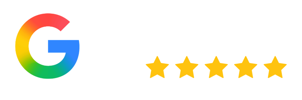 Google recenzije 5,0 zvjezdica na zelenoj pozadini
