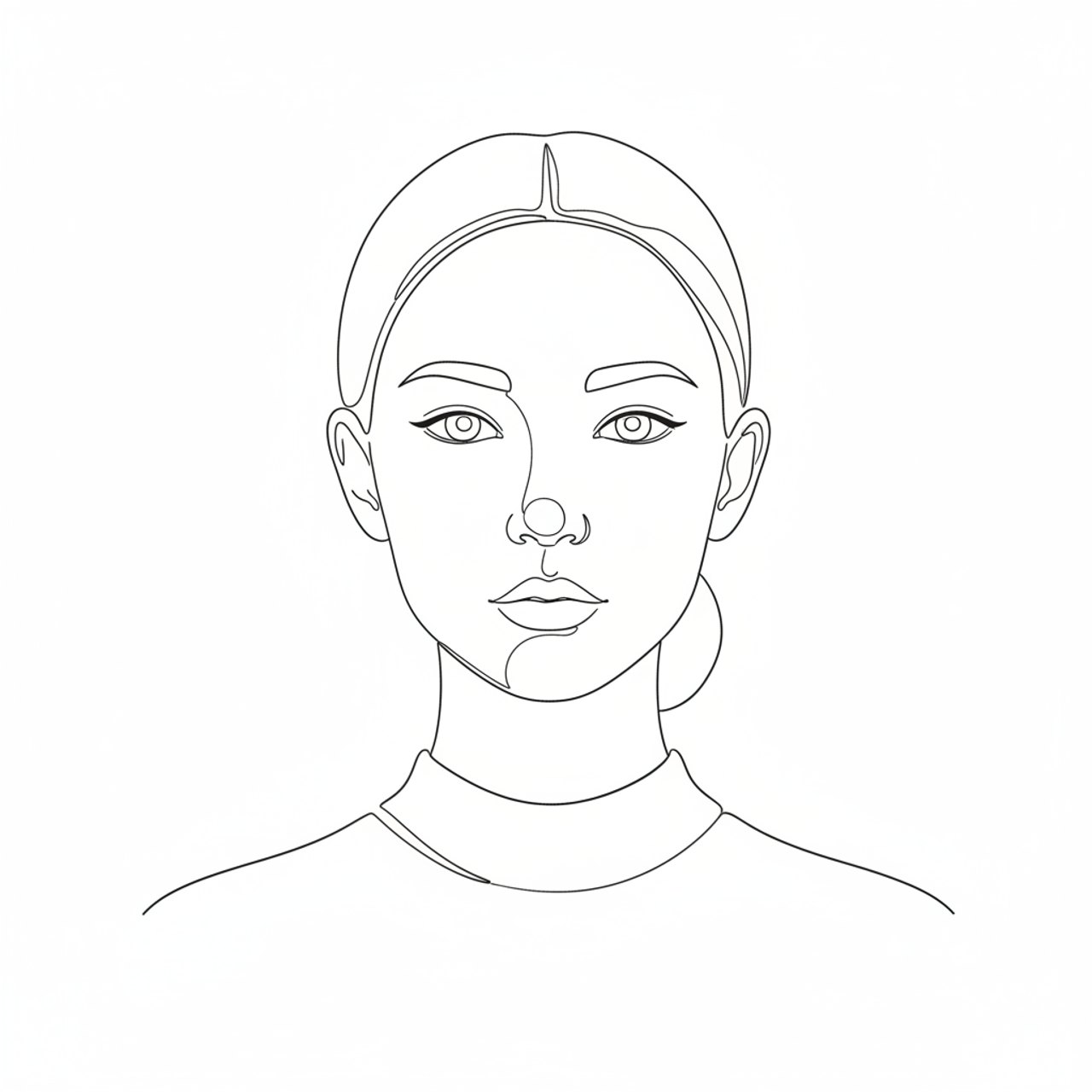 Gesicht Illustration