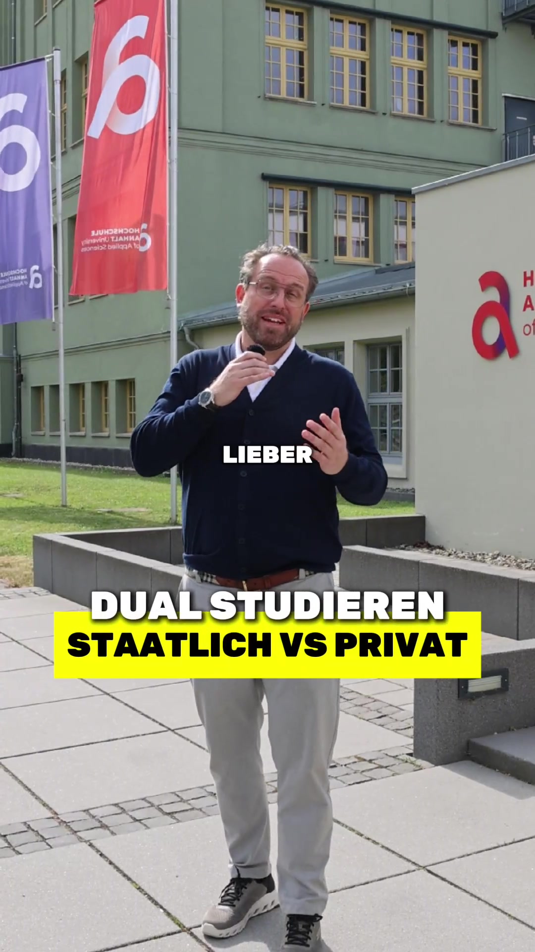 Standbild aus dem Video über duales Studium an der Hochschule Anhalt