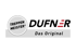 Logo von Treppenmeister Dufner mit Schriftzug ‚Das Original‘ und stilisiertem roten E