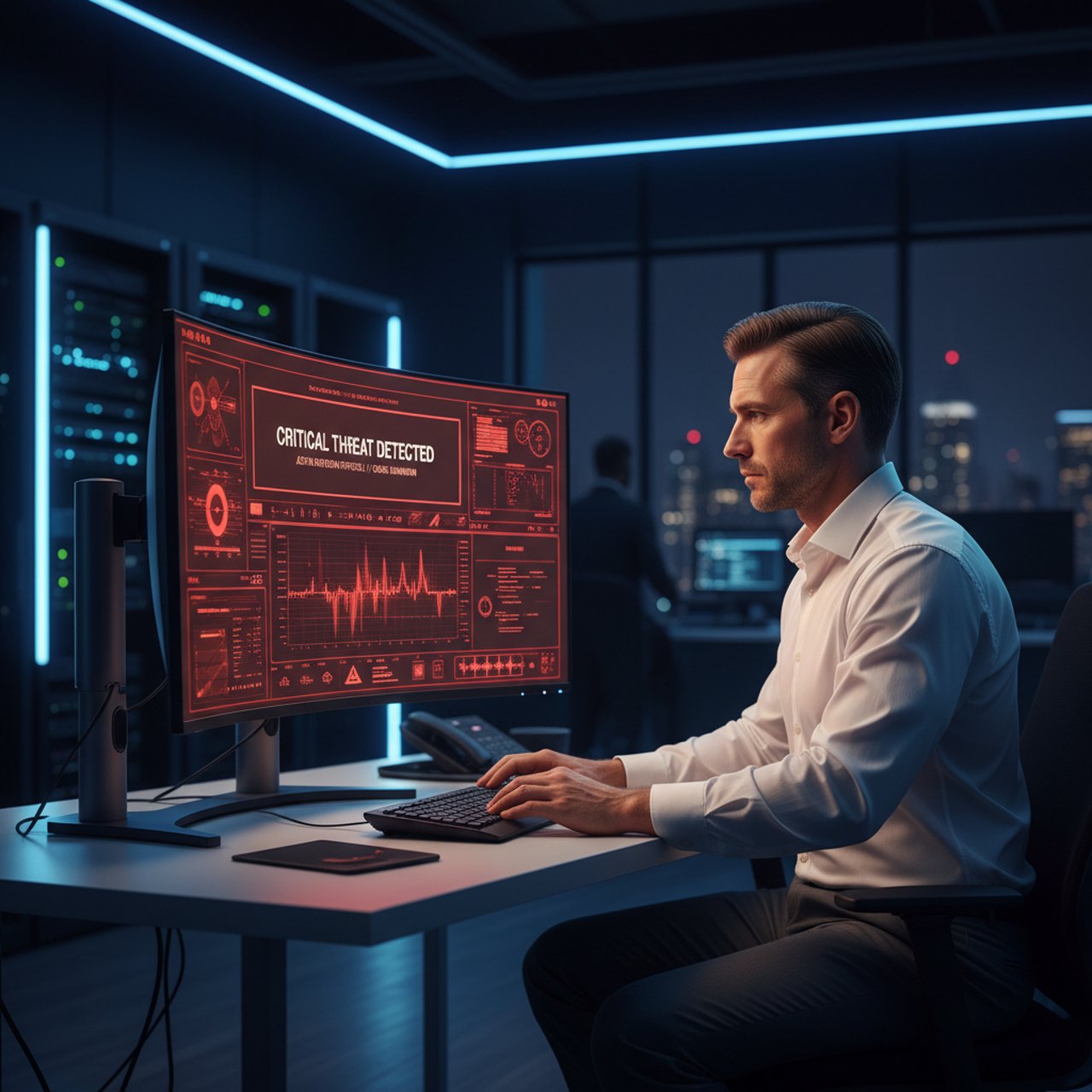 Sicherheitsmonitoring mit erkanntem Angriff