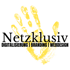 Das Logo von der Digitalagentur Netzklusiv aus Eisenach. Die Agentur beschäftigt sich mit folgenden drei Kernthemen: Webdesign, Performance Marketing, Branding.