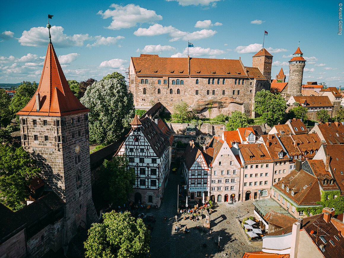 Mitten in Nürnberg, direkt an der Kaiserburg