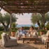 Shaded terrace