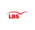 Rotes LBS-Logo mit geschwungener Linie darüber auf weißem Hintergrund.