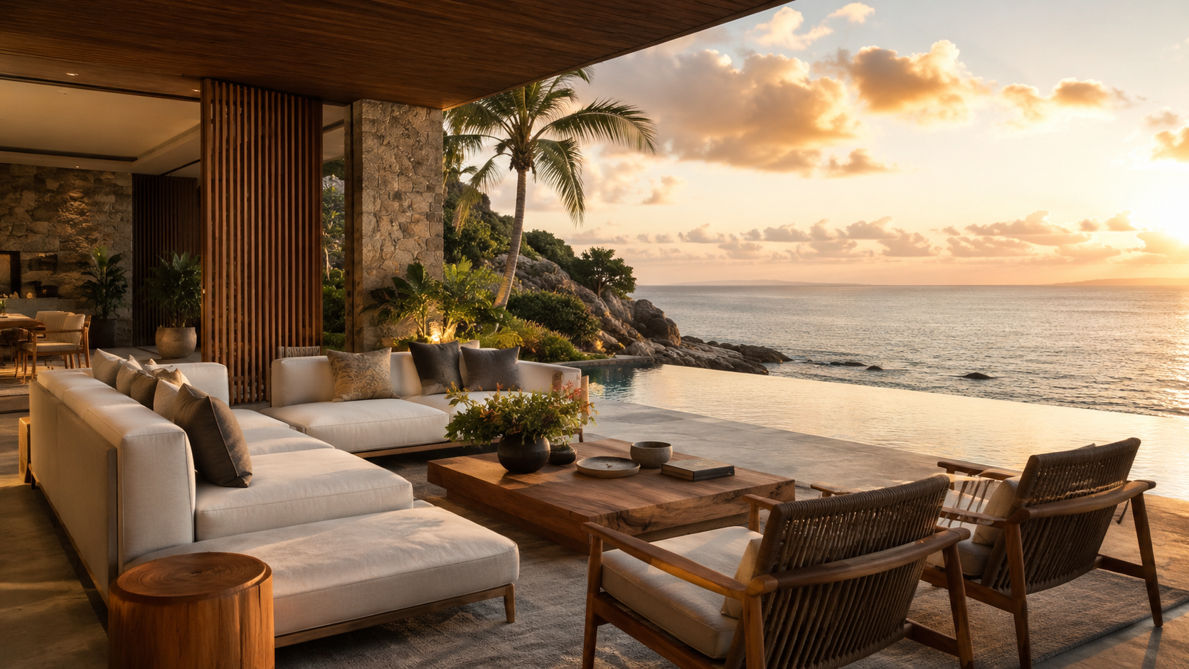EO-001 Estancia outdoor premium con terraza y piscina