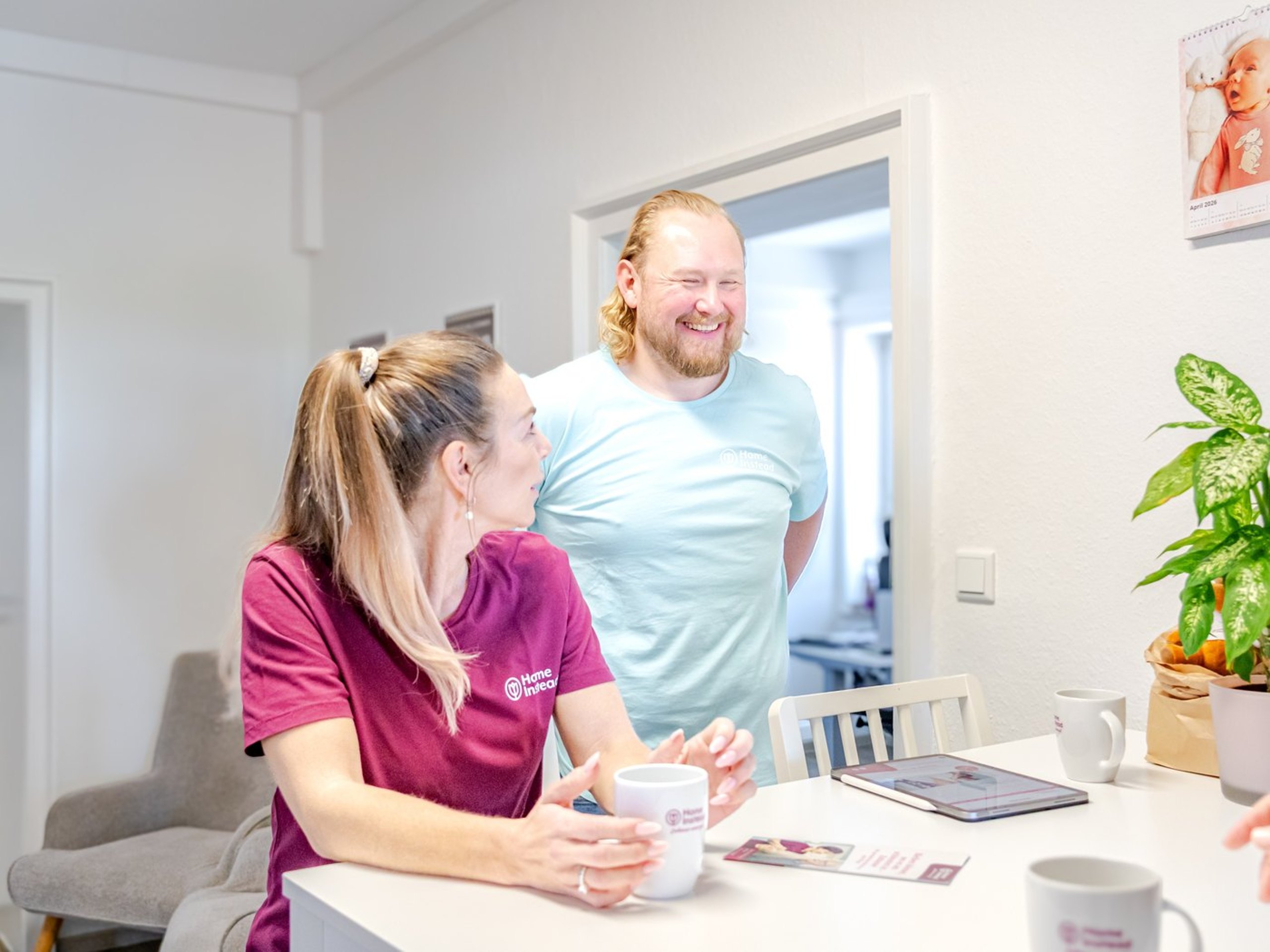 Team eines Kundenbetriebs bei der Arbeit