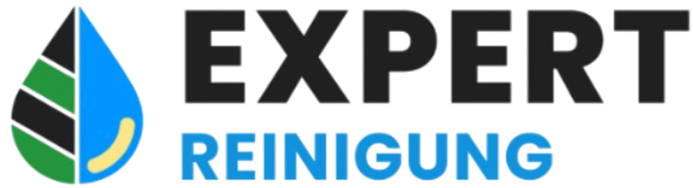 Logo mit Wassertropfen und Text "EXPERT REINIGUNG".