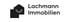 Logo von Lachmann Immobilien mit einem schwarzen Haus-Symbol und einem grauen Bogen.