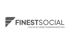 Logo: "FINESTSOCIAL" in Großbuchstaben, darunter "COMPLEX ARBEITGEBERMARKETING".