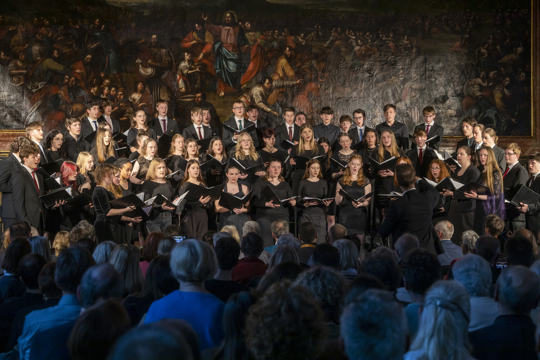 Konzertjugendchor der Chorakademie Dortmund at the festival choir concert, Voices of Spirit 2023, Graz