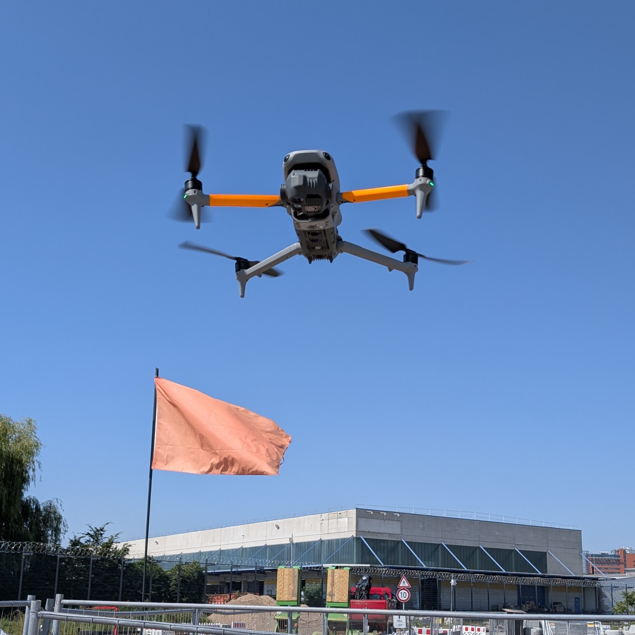 Preisbeispiel Drohnenaufnahmen: Bauprojekt aus der Luft