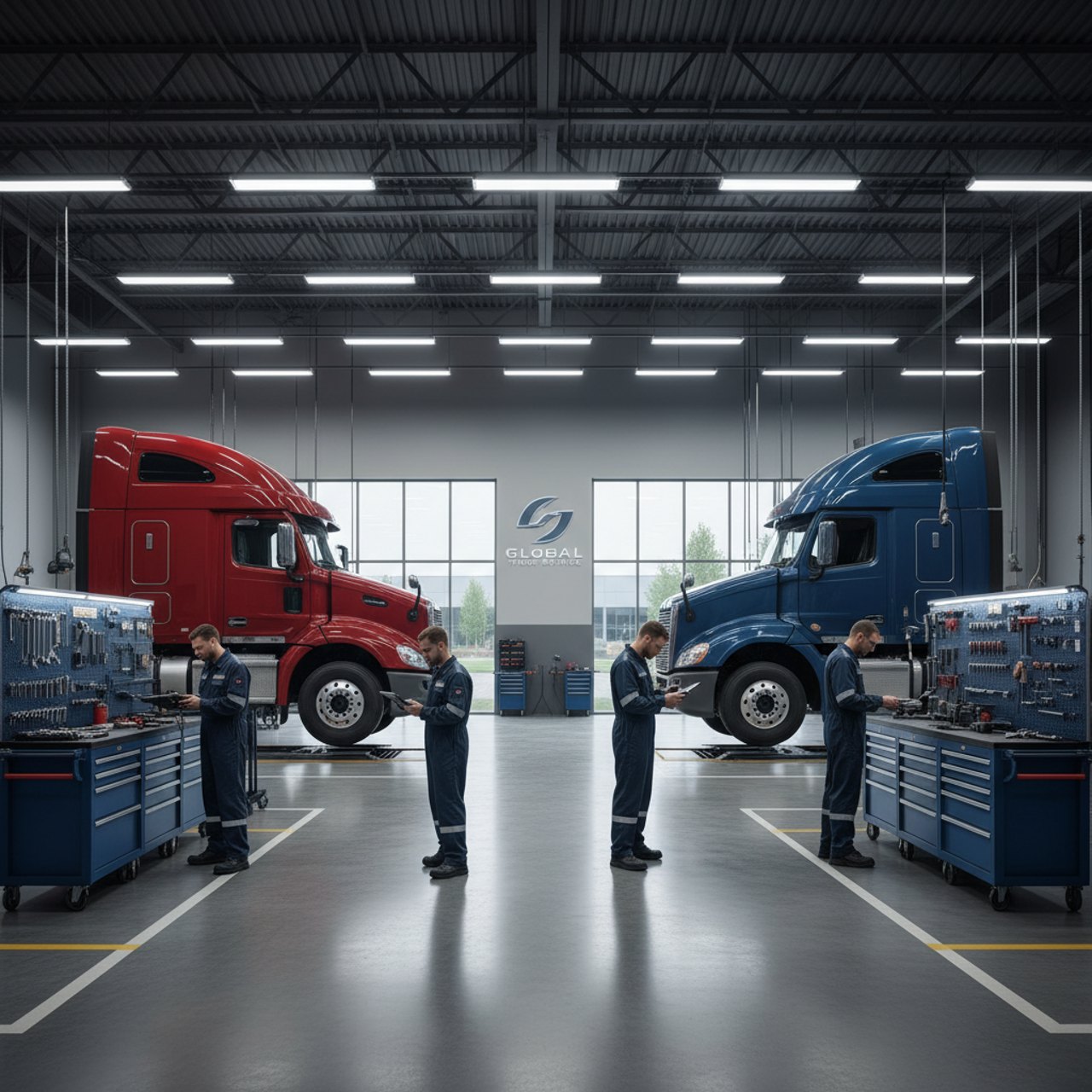 Werkstatt von Ernst Rolappe Truck-Service