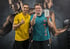 Personaltrainer Gianluigi mit einem erfolgreichen Klienten in Frankfurt