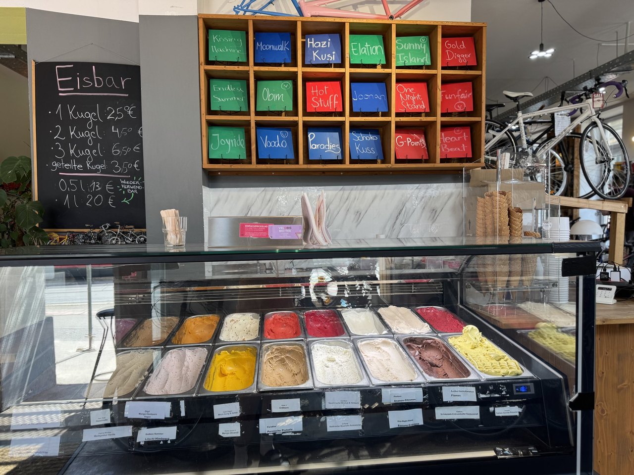 Eisbar bei Velobis Bike