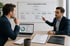 Two men discussing a "QUALITY MANAGEMENT SYSTEM" flowchart and "AUDIT PLAN" documents.