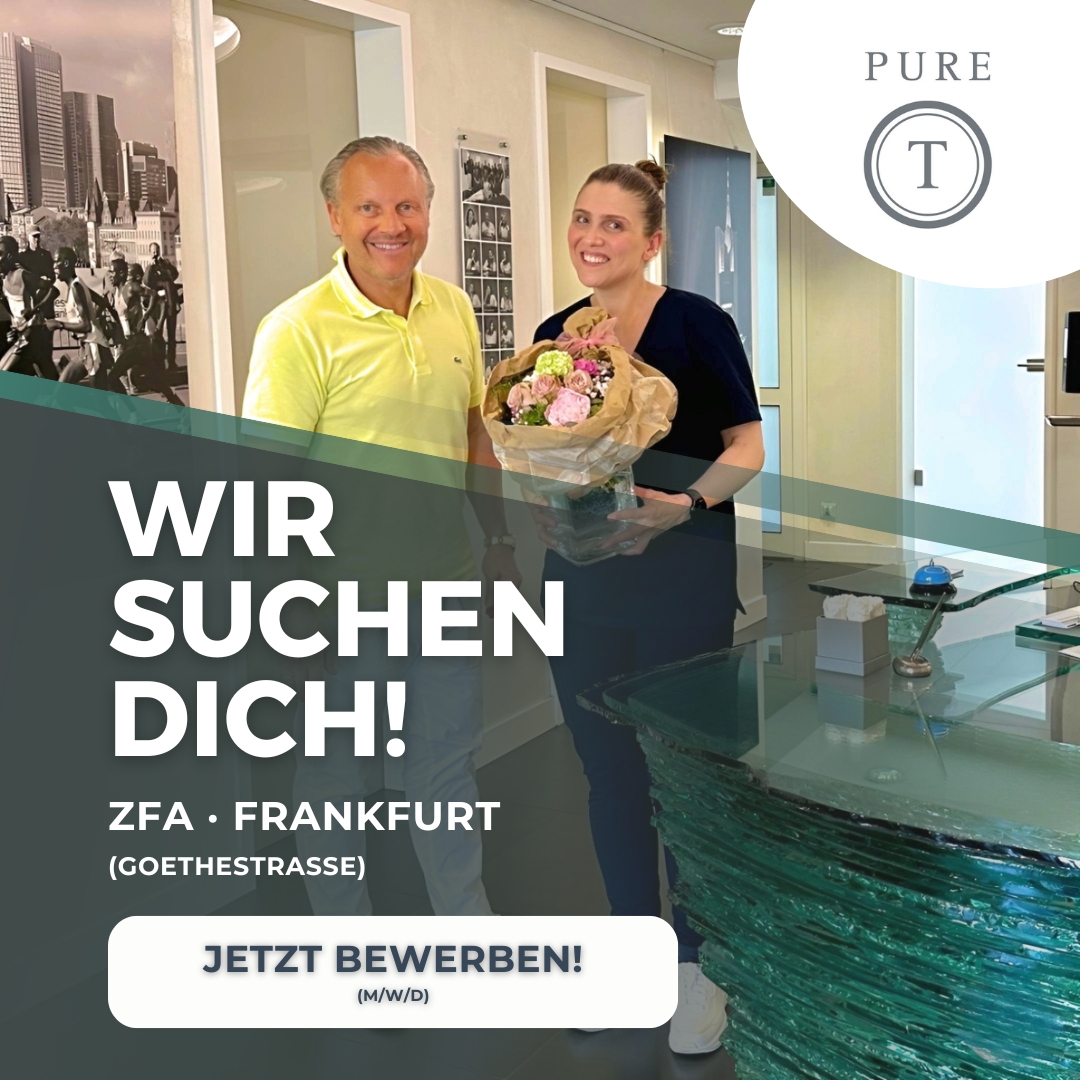 Recruiting-Anzeige mit Benefits für medizinisches Fachpersonal