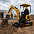 MKG 12 PRO Minibagger im Einsatz