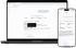 Ein Laptop zeigt eine Webseite mit einem Chatbot, der den Projektstatus und offene Risiken abfragt.