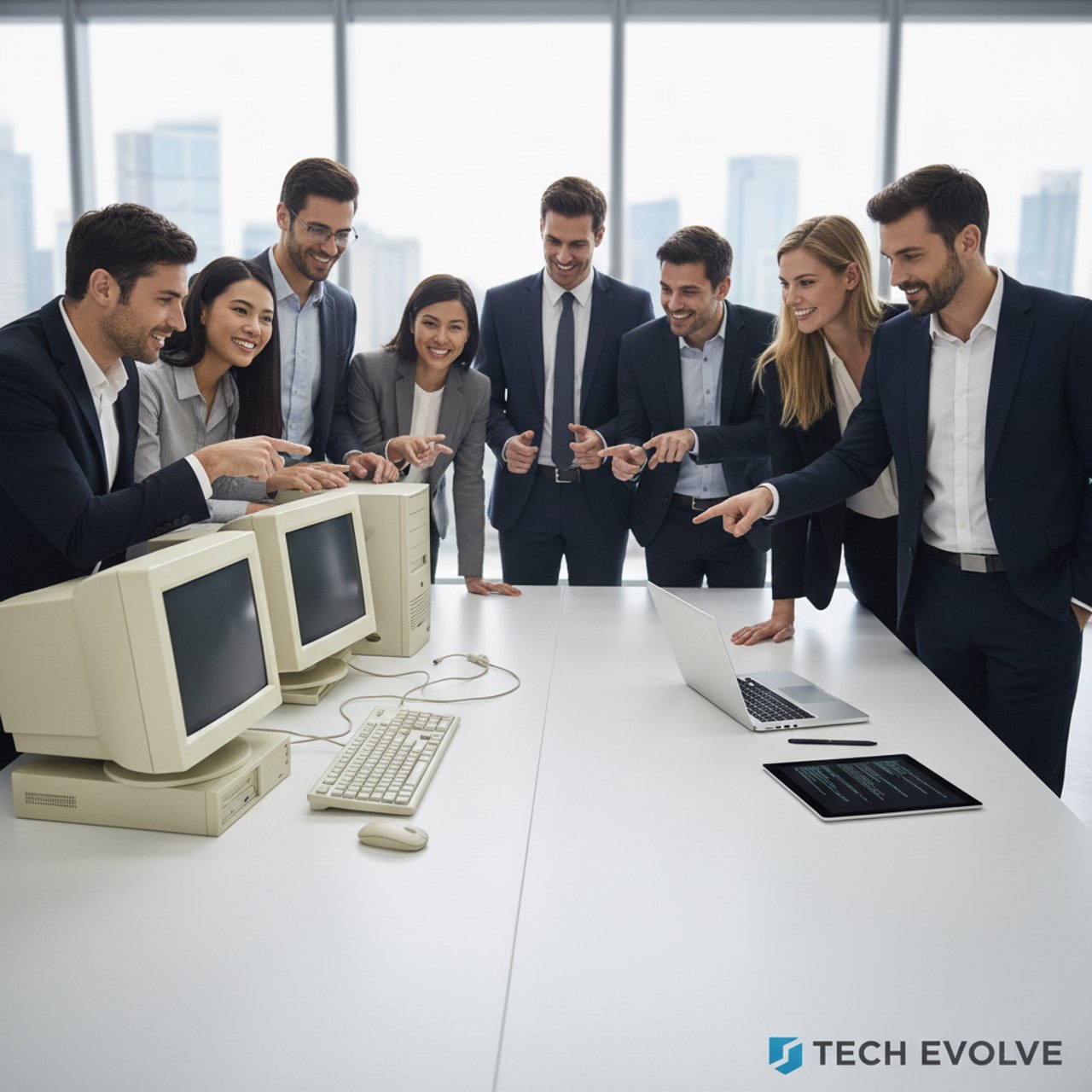 Alte und neue IT-Hardware