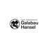 Logo: David's Gartenträume Galabau Hansel, mit Haus und Baum in einem Kreis.
