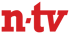Rotes "n-tv"-Logo auf dunkelgrünem Hintergrund.