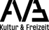 Schwarzes AVA-Logo mit dem Text "Kultur & Freizeit" darunter.