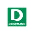 Grünes Deichmann-Logo mit weißem "D" und darunter "DEICHMANN" in Großbuchstaben.