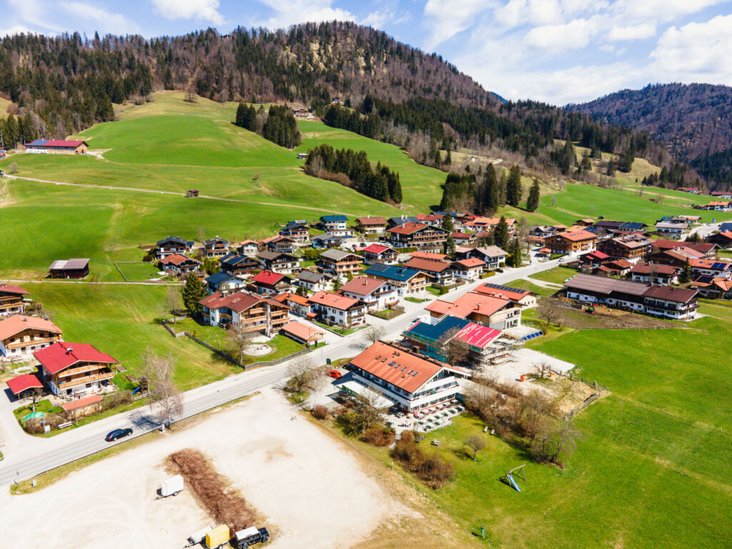 SOHO Außenbereich mit Bergblick