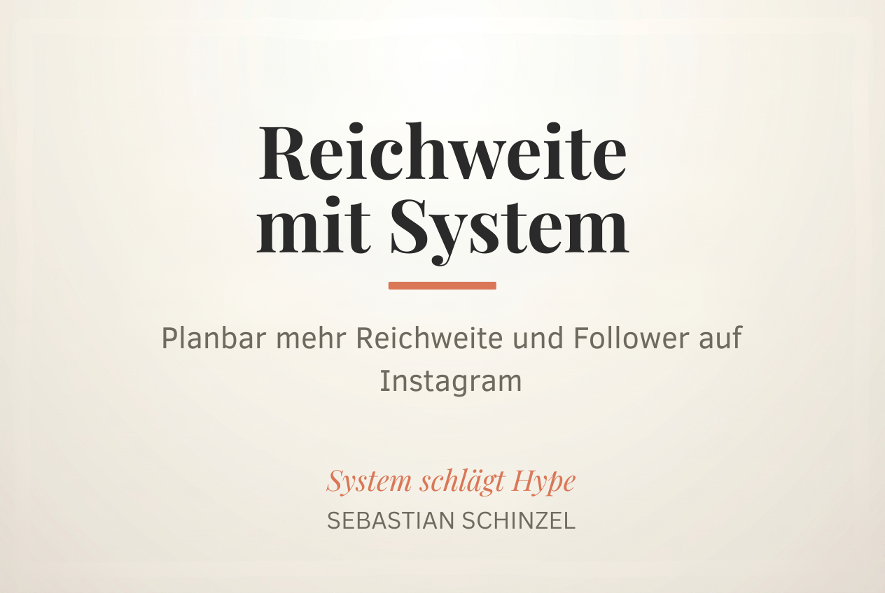 Cover des Kurses Sichtbar mit System