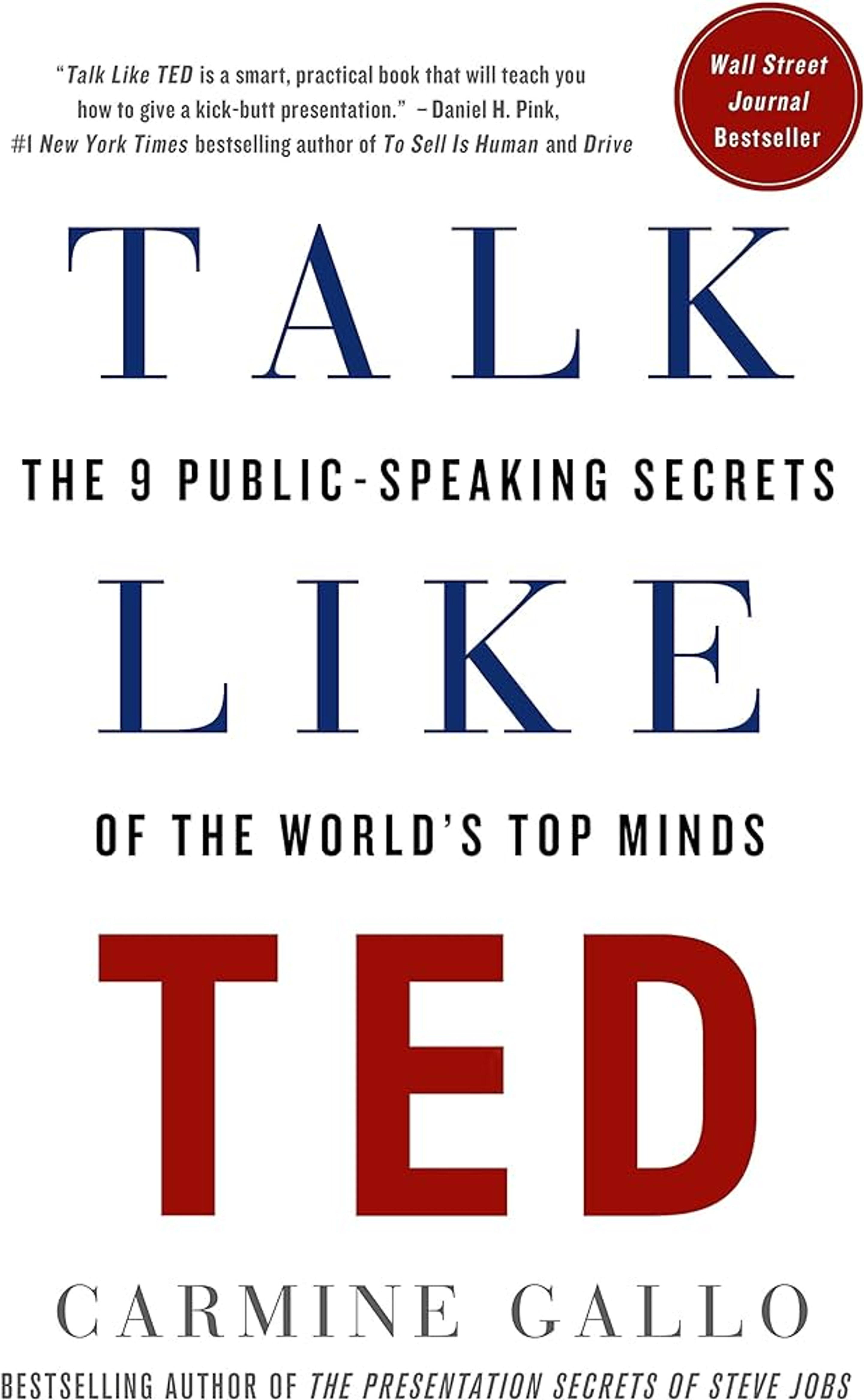 Cover: Talk Like TED