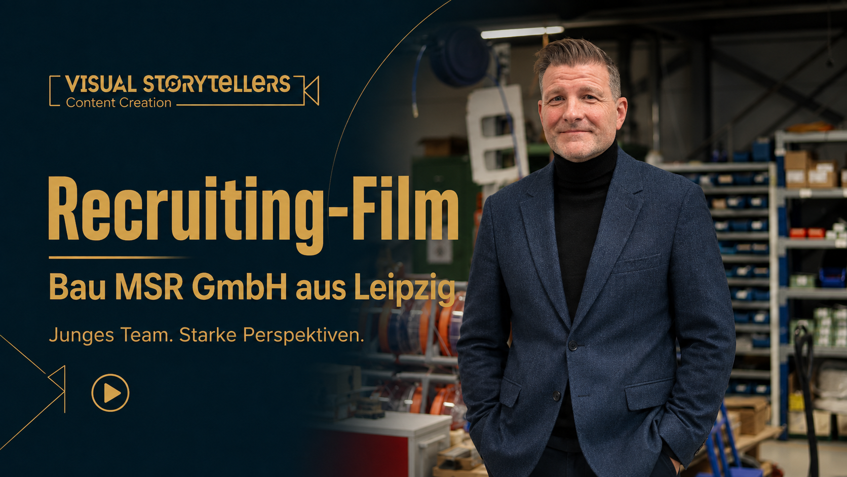 Videovorschau: Recruiting-Video für die bau msr GmbH Leipzig