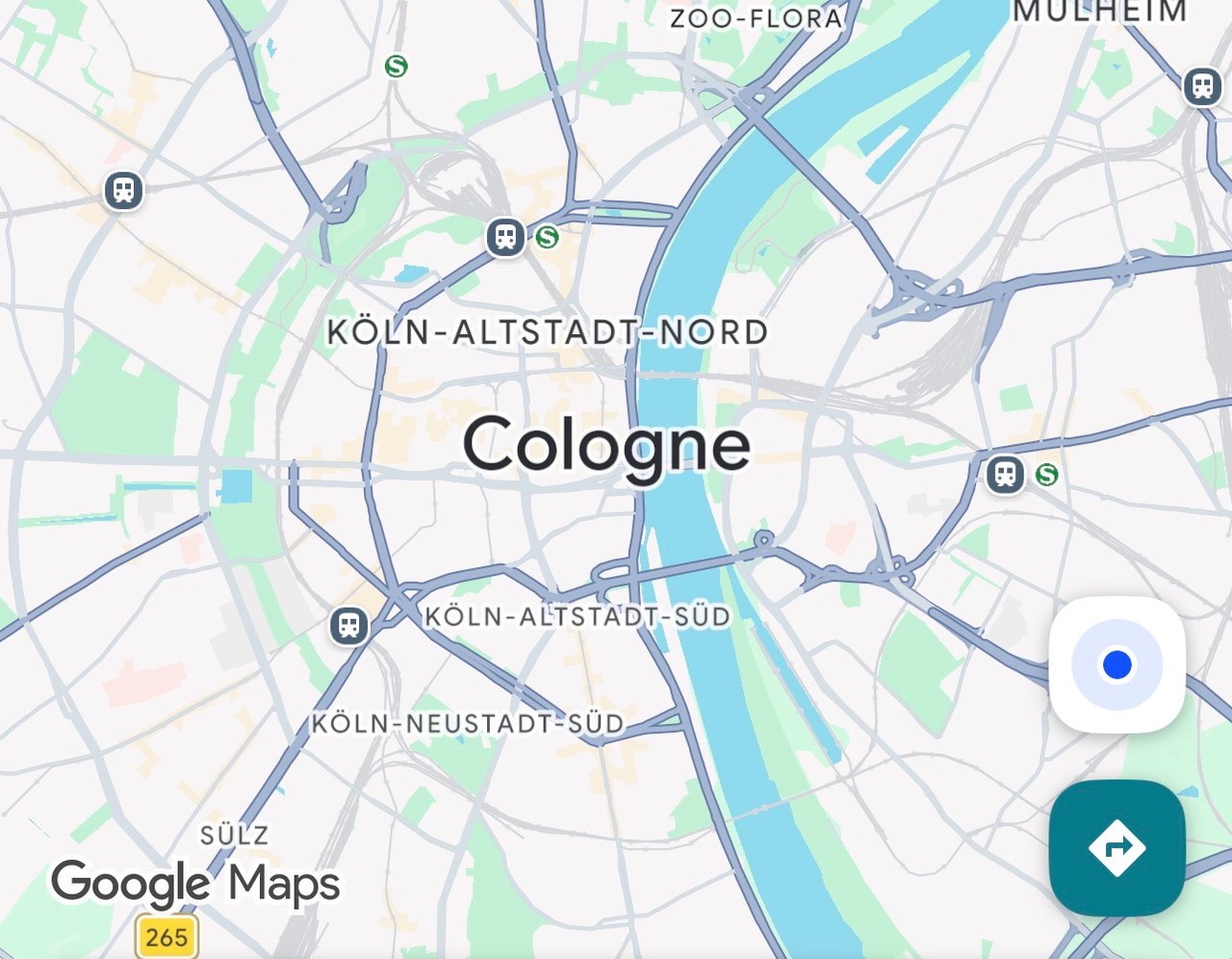 Karte Köln