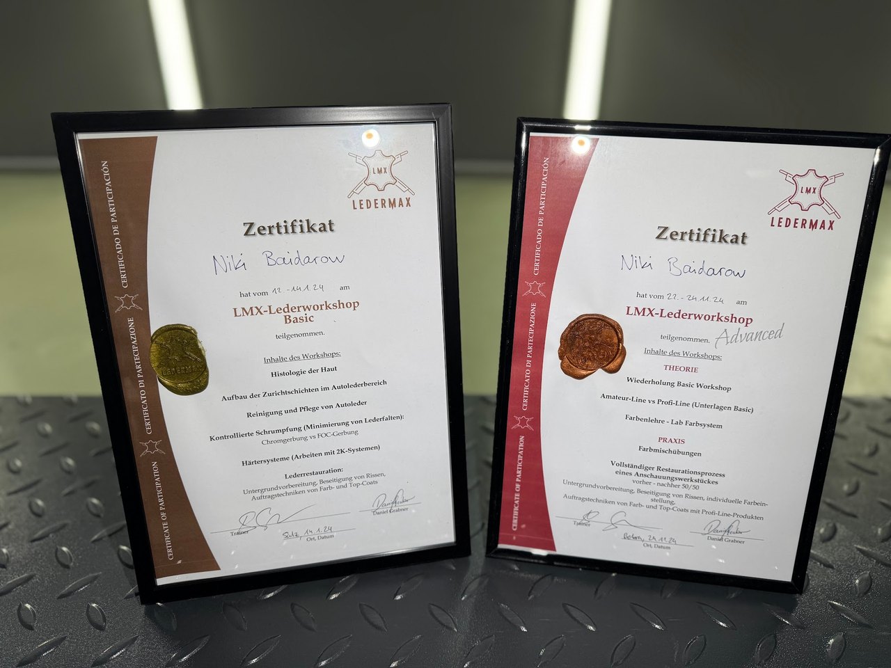 Ledermax: LMX-Lederworkshop Basic und Advanced