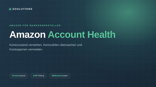 Amazon Account Health