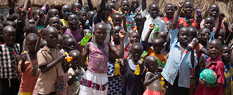 children in classroom in developing country, education charity