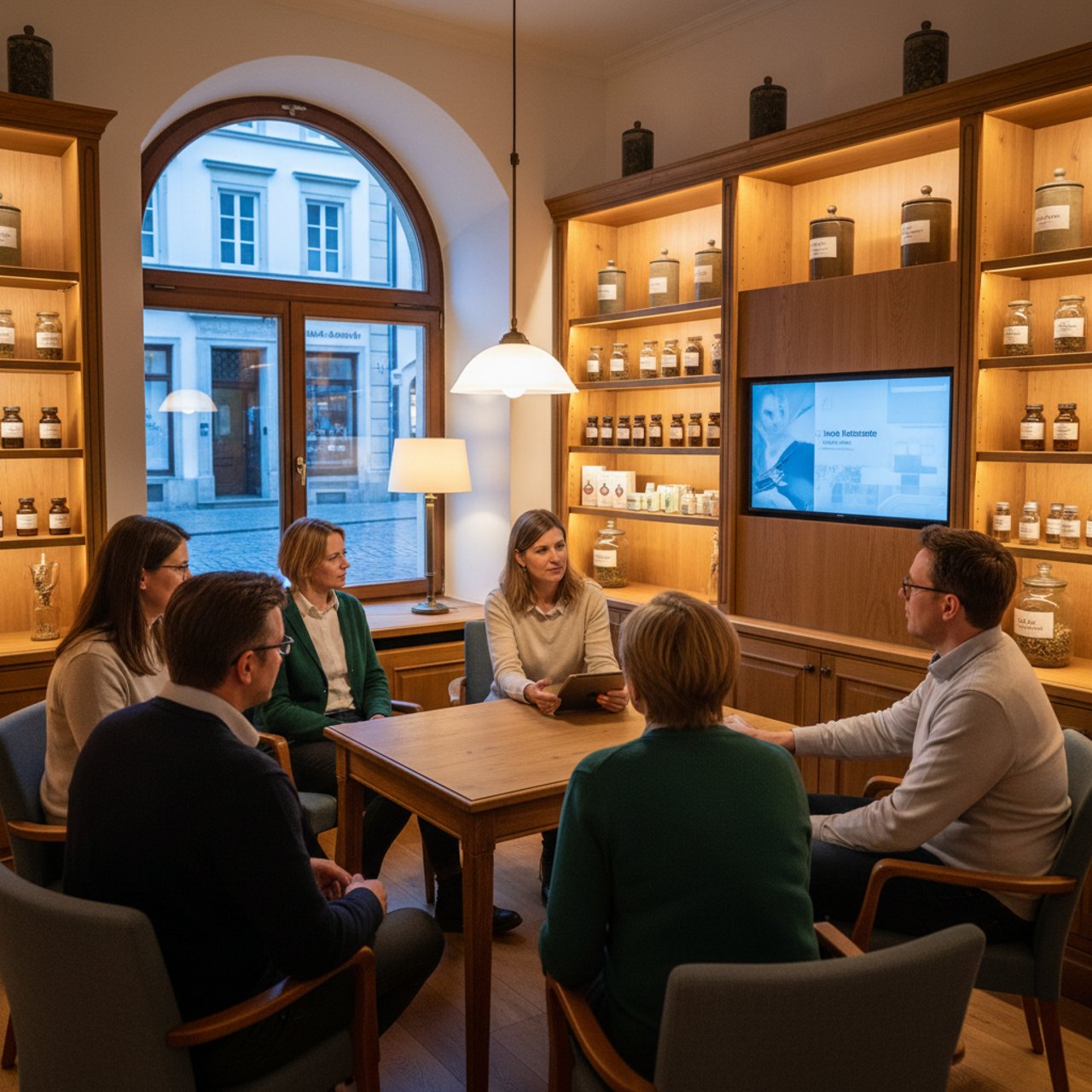 Gemeinsamer Abend in der Rathaus Apotheke, 2. Juli 2025