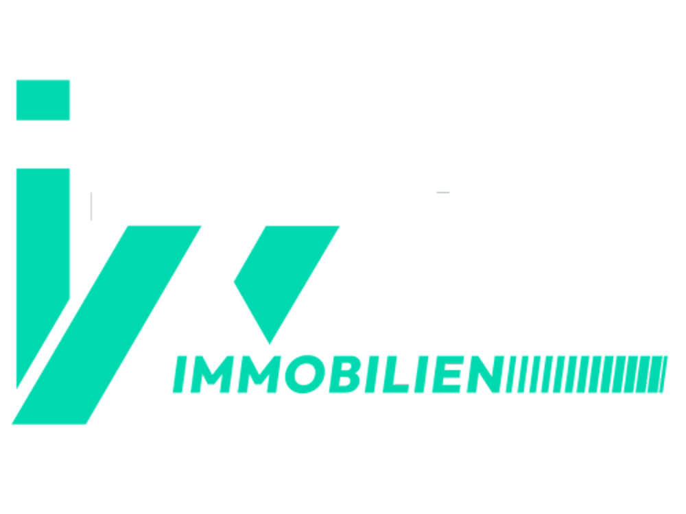 ISARNOVA Immobilien Logo: weißer Schriftzug „ISARNOVA“ über grünem Balken mit „IMMOBILIEN“.