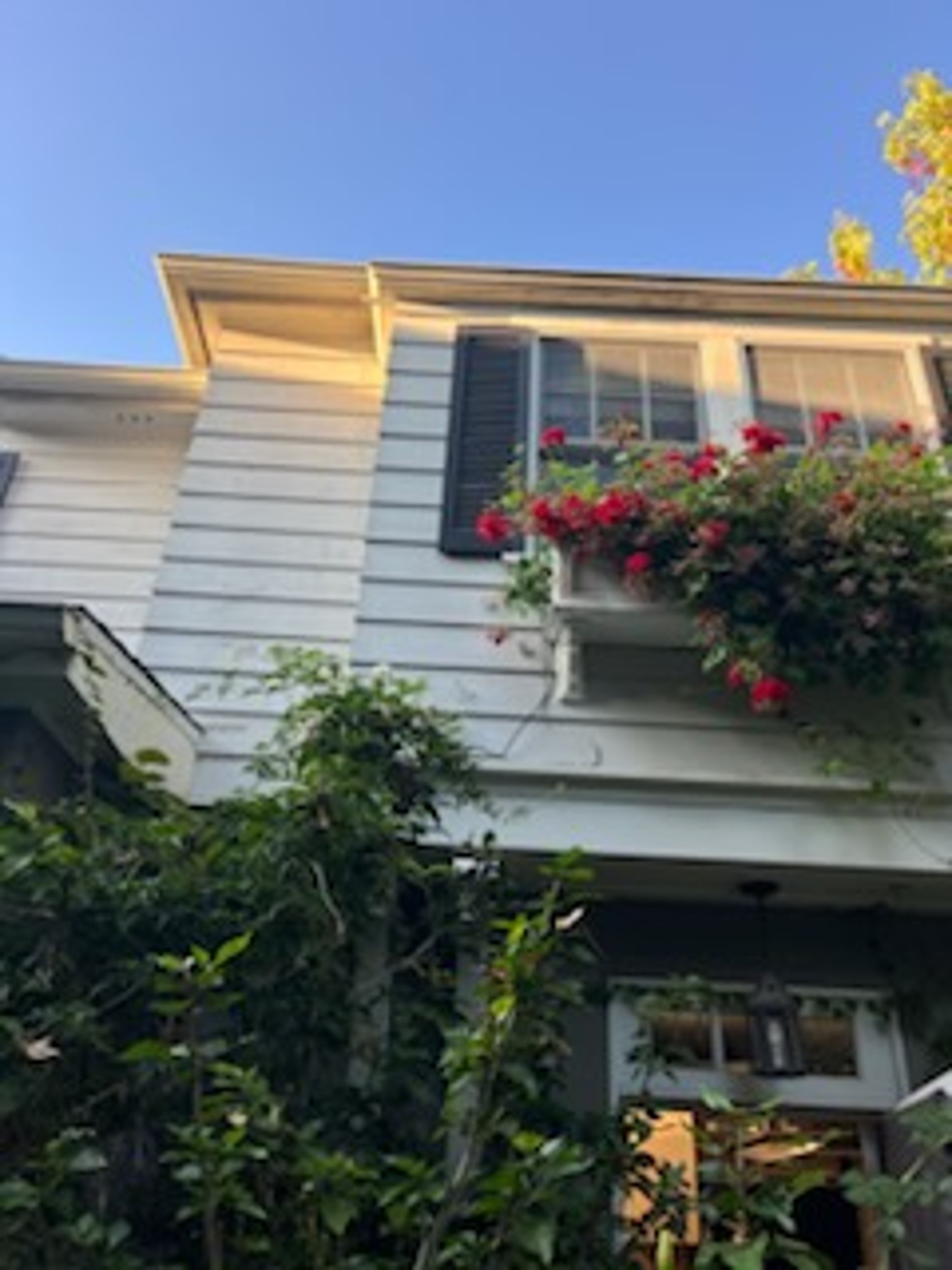 Artic white james hardie siding installed on Los Angeles home