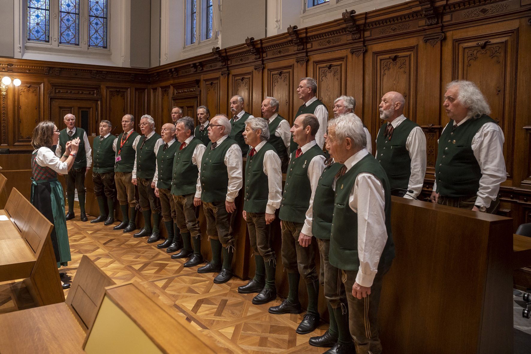 Jägerchor at the Long Night of Choirs, Voices of Spirit 2023, Graz