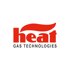 Rotes Heat-Logo mit wellenförmigem Symbol und dem Text „GAS TECHNOLOGIES“ darunter.