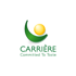 Grünes und gelbes Carrière-Logo mit dem Slogan „Committed To Taste“.