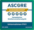 ASCORE AUSGEZEICHNET, 5 Sterne, HanseMerkur Krankenversicherung AG, Unternehmen PKV, 03|2025, ascore.de